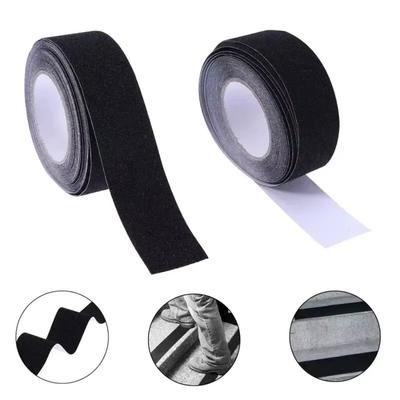 Cinta Adhesiva Antideslizante de PVC con Agarre Fuerte y Resistente al Solvente, Impermeable, para Escaleras, Fingerboard, Skateboard, Goma, 5M