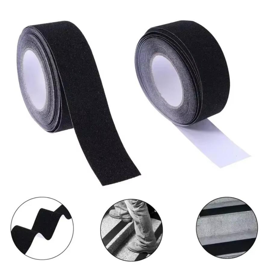 5M Grip Safety Non-Slip Solvent PVC Non Stair Fingerboard Skateboard Rubber Anti Slip Tape Waterproof Grip Grit Strong Adhesive