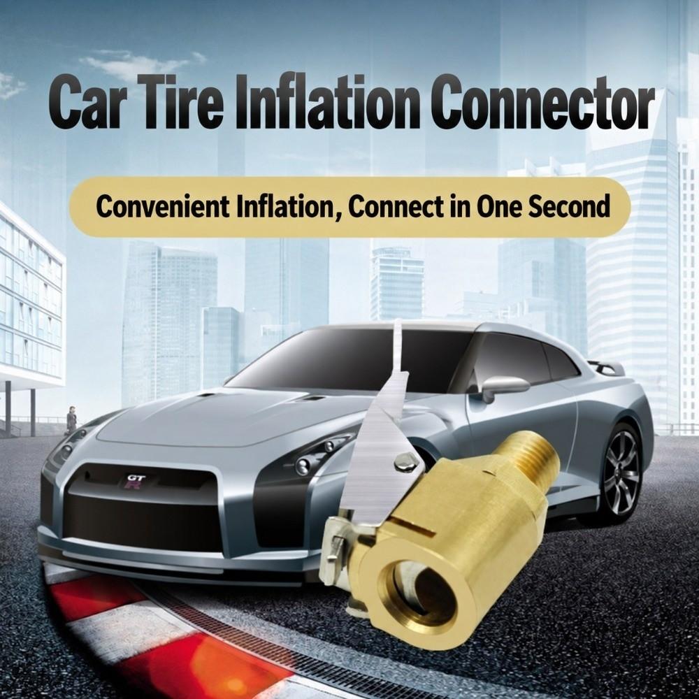 8mm Size Tire Air Chuck Clip Clamp Connector Locking Tire Chuck Vehicle Inflation