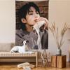 JJungkookS Singer Cartoon Tapestry Art Science Fiction Room Home Decor Wall Hanging Sheets
