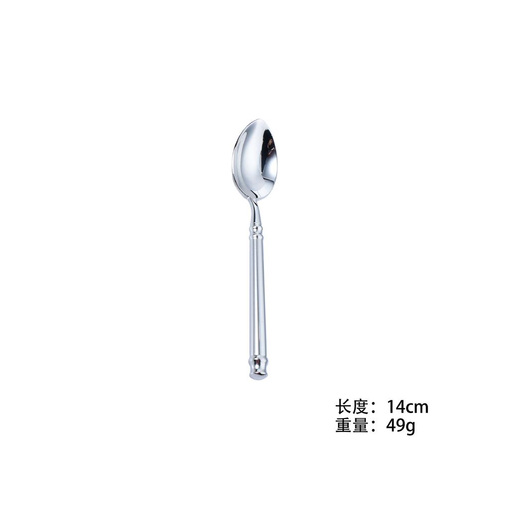 Q6 Roman knife, fork and spoon 304 stainless steel thickened western knife and fork legendary style thick steak knife, fork and spoon set