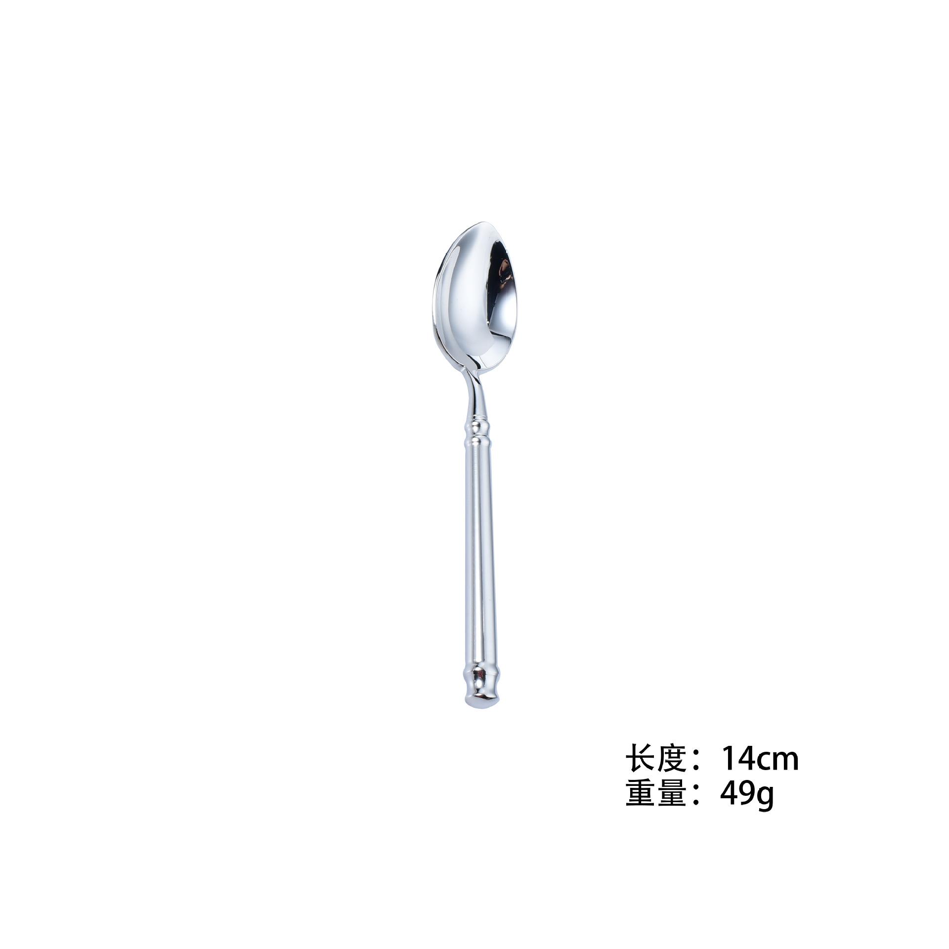 Q6 Roman knife, fork and spoon 304 stainless steel thickened western knife and fork legendary style thick steak knife, fork and spoon set