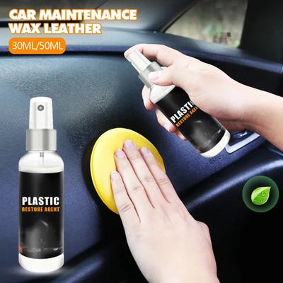 Repair Agent for Car Plastic Parts, Wax Instrument Panel, Maintenance, Polishing, Decontamination, Interior Cleaning