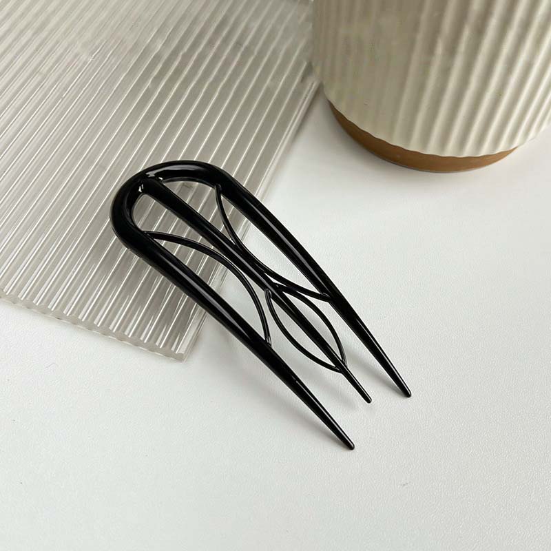 

Винтажная ацетатная U-образная палочка для волос, вилка для волос, инструменты для прически, заколка, геометрическая, женская, для девочек, аксессуары для волос, головной убор