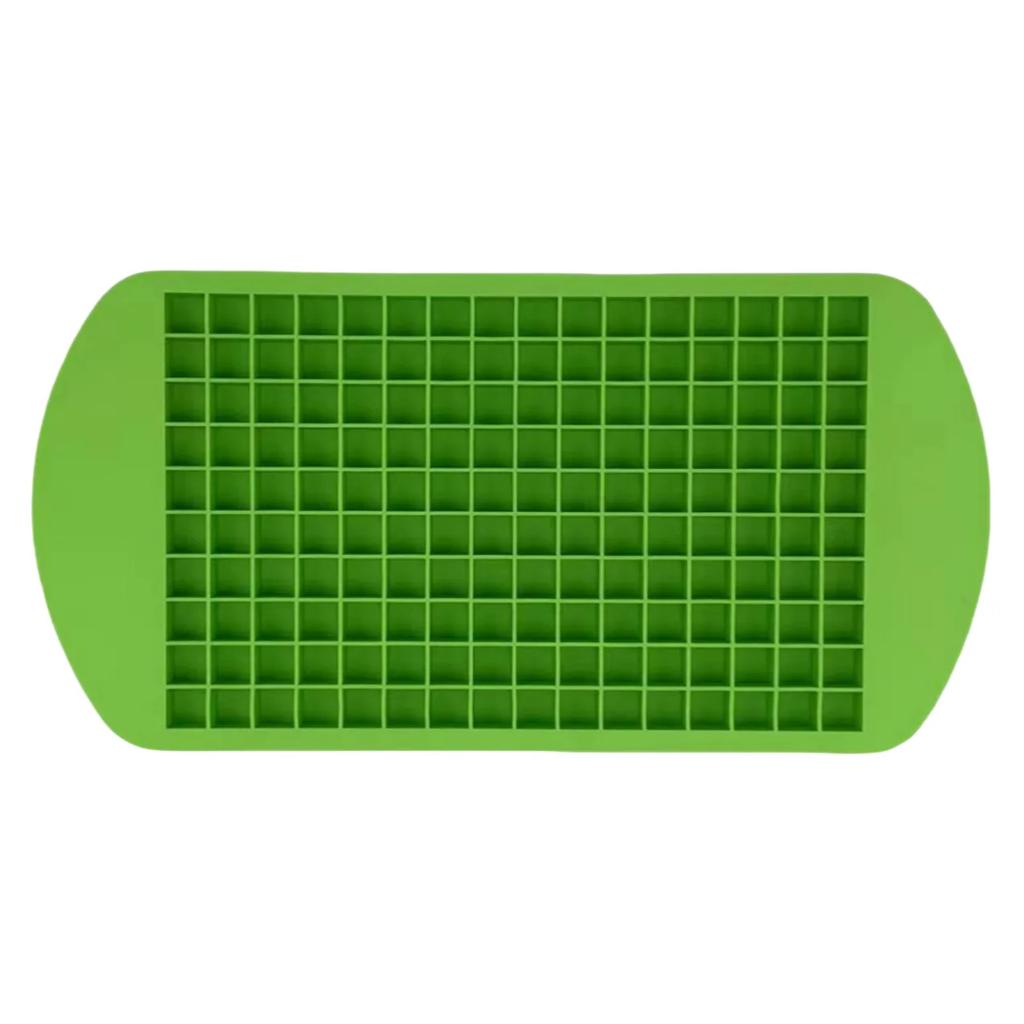 Silicone Mini Ice Cube Trays Small 1cm Stackable Easy Release 160 Crushed Ice Cube Molds Tiny Crushed Ice Cubes Maker Mold
