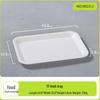 Baleine A5 White Melamine 17-Inch Serving Trays, 2-Pack