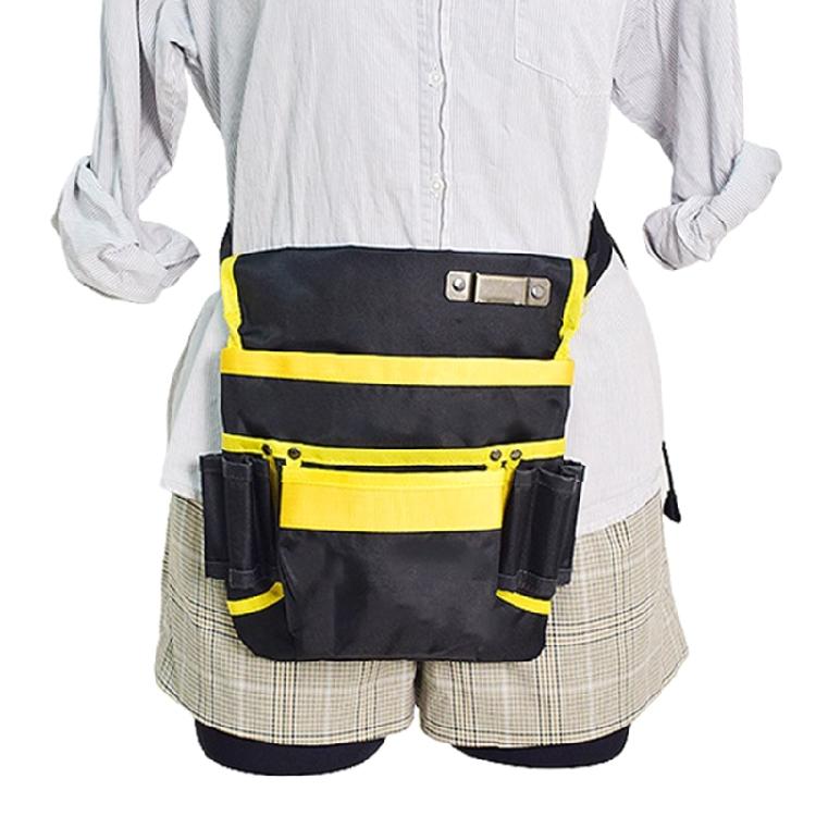 Electrician Tools Waist Pouch Belt Bag Organizer Canvas Tool Waist Pack for Quick Access in Various Work Environments