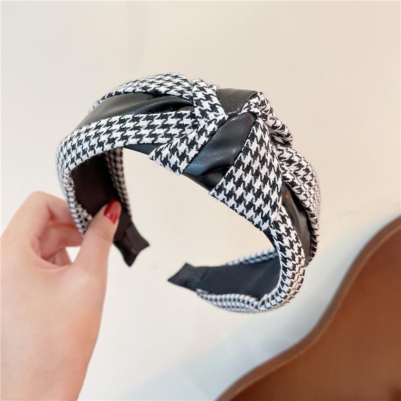 Women Headpiece Big Top Bow Knotted Headband for Female Shopping Party Holiday Head Hoop Classic Swallow Gird Hairband