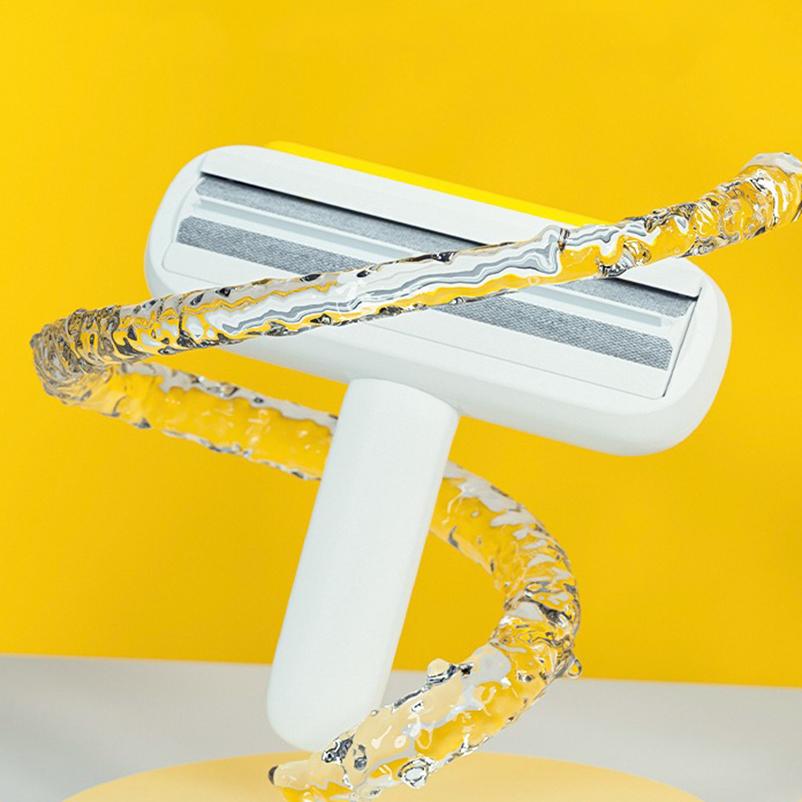 Hot pet cute yellow duck sticky hair device Cute practical sofa clothes pet sticky hair device pet supplies