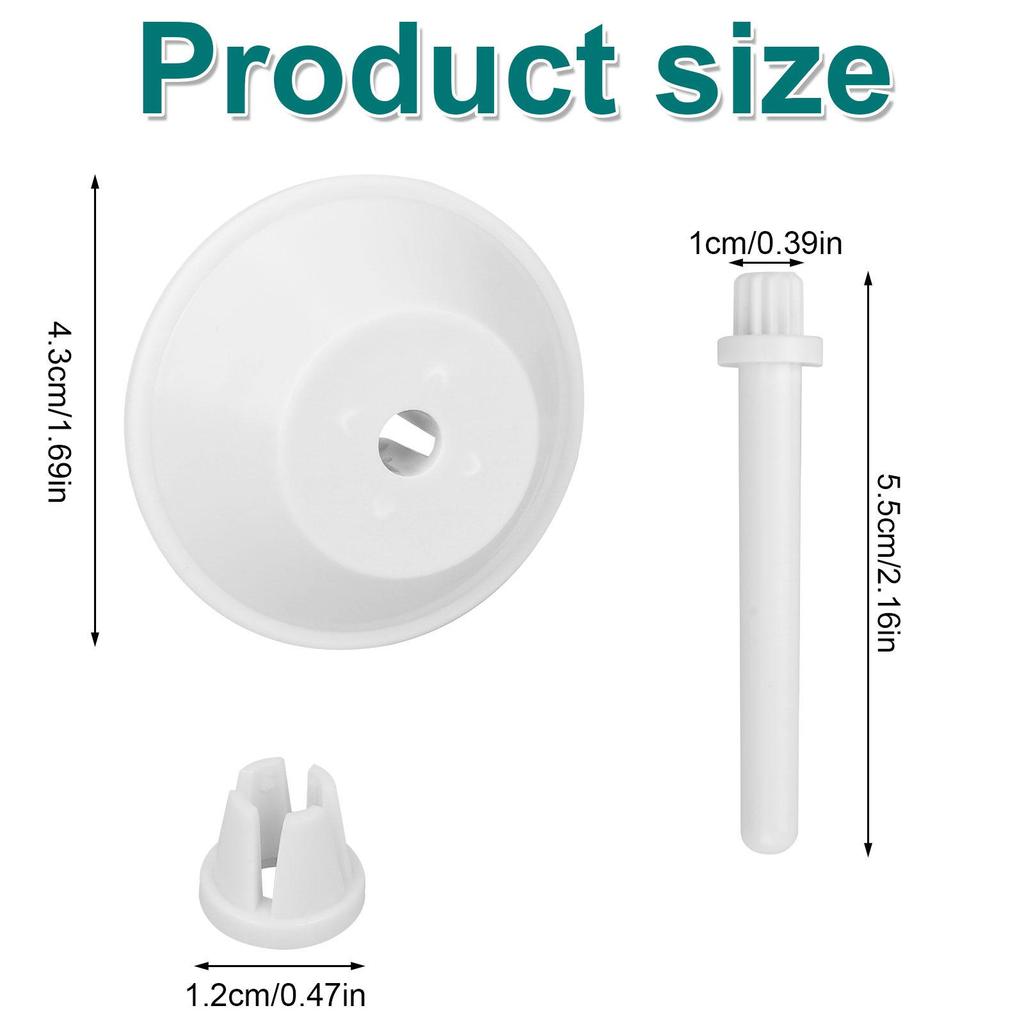 Three-Piece Bobbin Thread Cap & Cover Set for Singer Viking Sewing Machines R12373210B