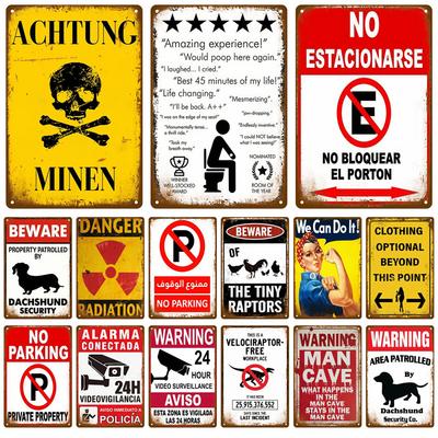 Vintage Tin Sign Home Decor Items Wall Decor Art Wall Mural Room Decoration Items Decor Men Retro Metal Sign Plate Bar Posters