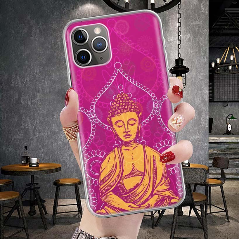 Gautama Buddha Budha Belief Soft Phone Case For IPhone 11 17 Air 16E 16 Pro Max 15 + 14 Plus 13 Mini 12 Apple 7 SE 8 Fundas Coqu