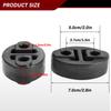 2pcs Rubber Exhaust Hangers Mounting for Lexus Toyota Aygo Vitz Yaris Peugeot 107 108 Muffler Exhaust Tail Pipe Bracket Hangers