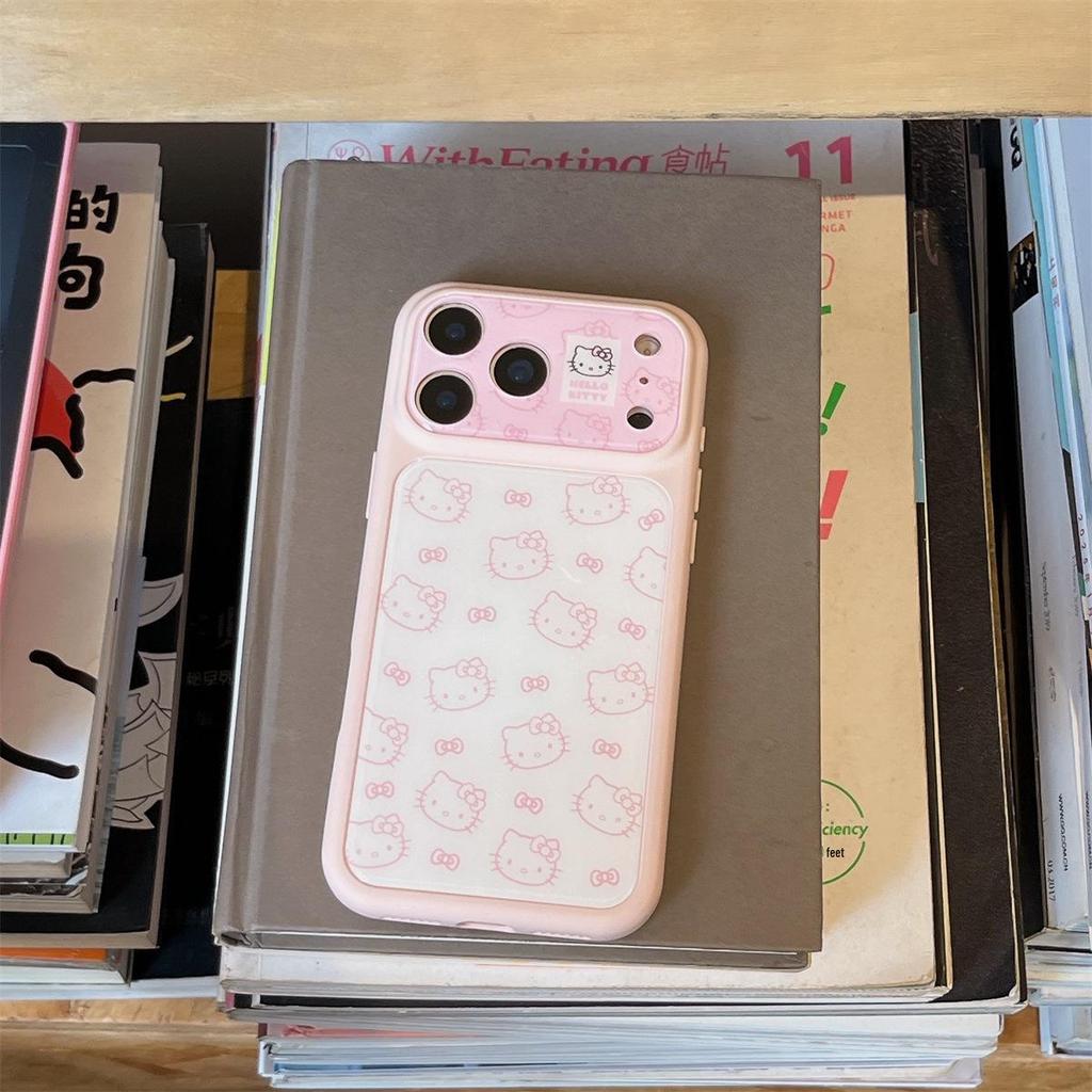 Large Cartoon KT Cat iPhone 15/17/16 PROMAX Drop-proof Case