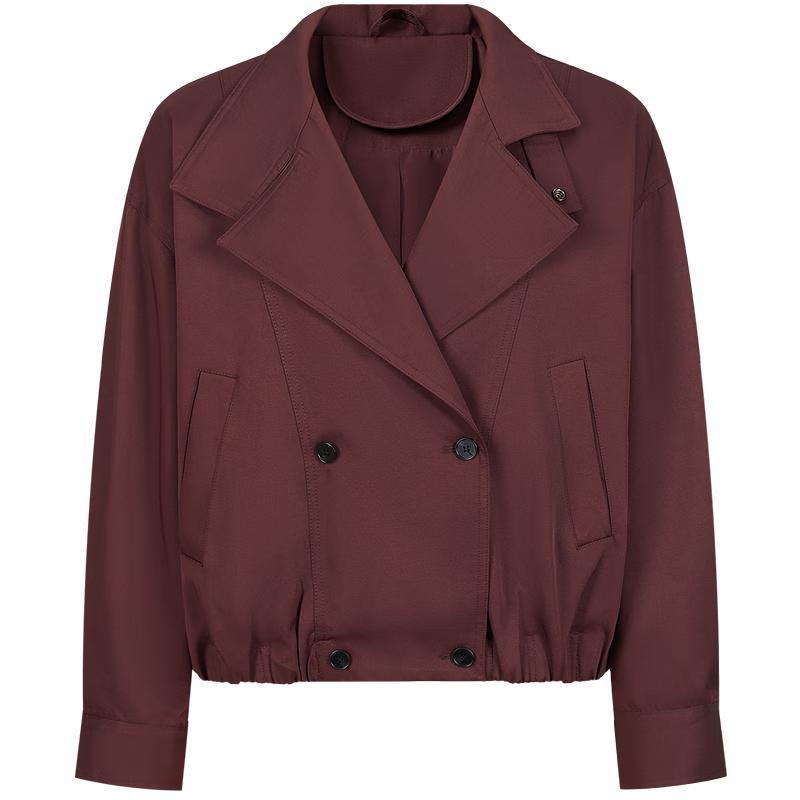 

Anameko by JZ 2025 Autumn Women s O-shaped Drop Shoulder Short Casual Windbreaker L