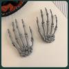 1pc Halloween Skull Hand Claw Hair Clip Funny Dress Up Headwear Horror Dark Hand Skeleton Duckbill Clip Hair Accessories