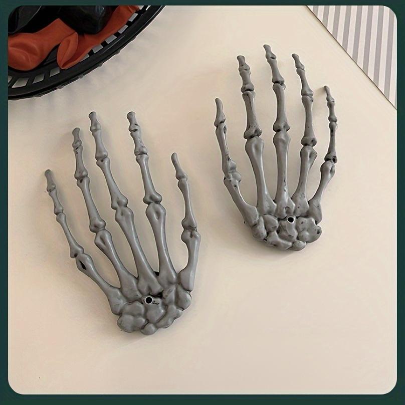 1pc Halloween Skull Hand Claw Hair Clip Funny Dress Up Headwear Horror Dark Hand Skeleton Duckbill Clip Hair Accessories