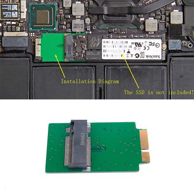 Placa Adaptadora de Cartão SSD M.2 Ngff 12 + 6 Pinos Para Macbook Air 2010 2011 A1370 A1369