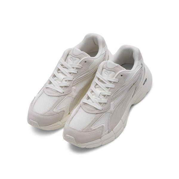 Puma Teveris Nitro Whisper Beyaz Unisex Spor Ayakkabı Krem Rengi Bozulmamış 388774-06
