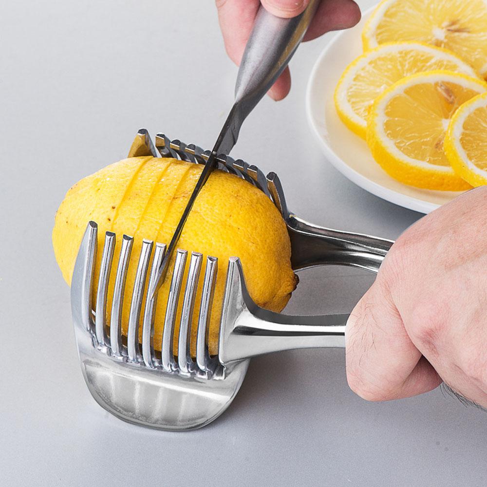 Zinc Zinc Alloy Kitchen Tool Durable Potato Tomato Slicer Vegetable Cutter Lemon Slicing Tool Onion Cutting