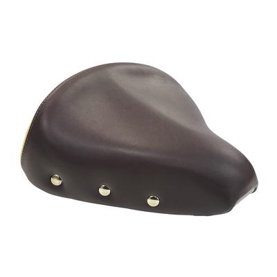 NOGUCHI Large Studded Terry Dark Saddle, Brown/Beige
