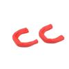 Exterior Car Front Bumper Tow Hook Protective Cover Tow Hook TPE Cover Fit for Dodge RAM TRX 2018 Up Car Accessories