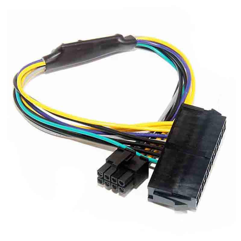 24-Pin Buchse zu DELL Optiplex Server-Mainboard 8-Pin Stecker Adapter Stromkabel