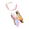 Pet Harness Reflective Anti Pull Pink 3D   Puppy Chest Harness and Leash Set for Outdoor