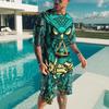 16 summer new fashion 1D lion print men's sportswear 1-piece wholesale