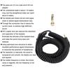 Plug and Play Spring Wire 3.5mm+6.35mm Plug Stereo Jack Cable for HD660s HD650 HD600 HD580 Home
