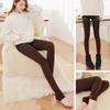 Pantaloni groși de toamnă și iarnă, colanți de pluș, talie înaltă pentru femei, mărime plus, catifea perlată, încălzitor pentru picioare, pantaloni all-in-one