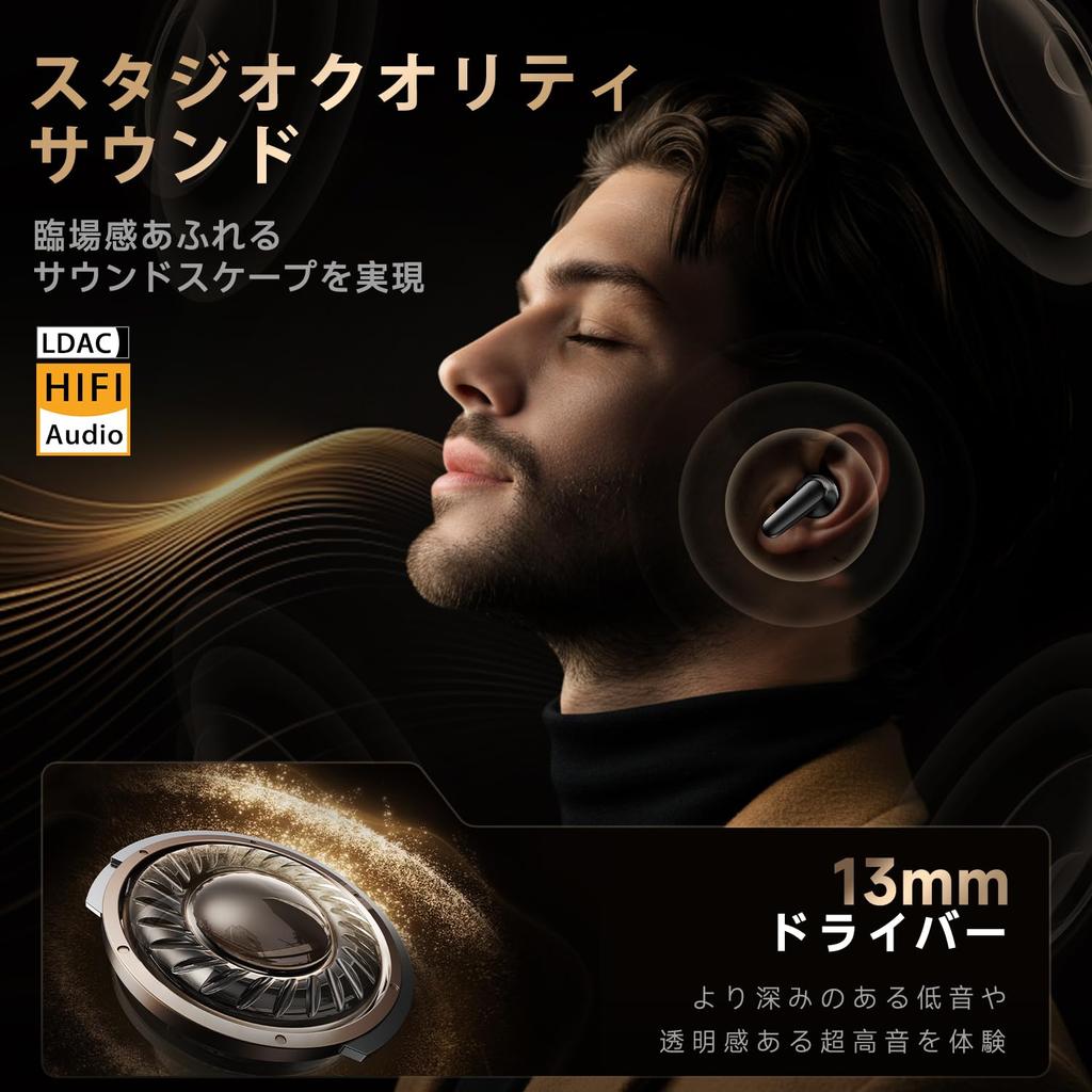 Bluetooth Wireless Earbuds Bluetooth Bluetooth Earbuds with Noise LED 45H HiFi Deep ENC Automatic IPX7 Single or Dual Compatible with iPhone and