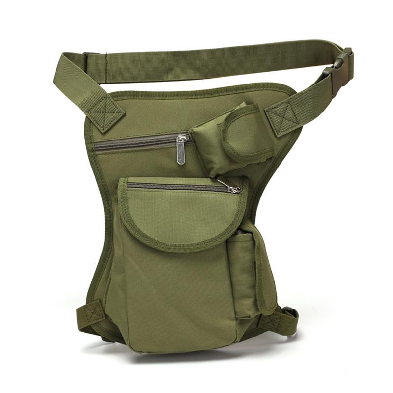 Herren Taktische Drop-Leg-Tasche Multifunktionale Hüfttasche Verstellbarer Oberschenkelgurt Wandern Sport Radfahren Wasserdichte Nylon Campingtasche