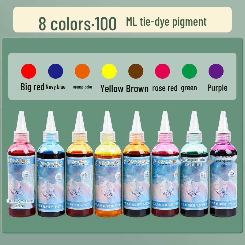 

Детский набор для тай-дай своими руками: Набор для окрашивания без кипячения для одежды, бандан и холщовых сумок