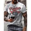 Men Short Sleeve Oversized T-Shirt Vintage Streetwear Boys Tees Tops