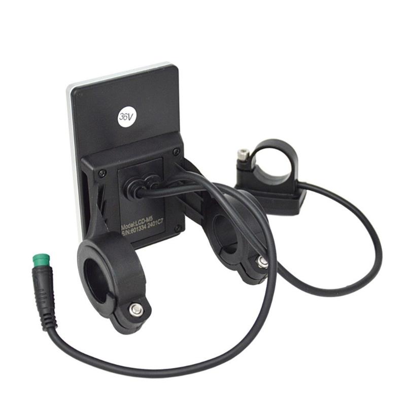 Electric Bike LCD Display, 24V/36V/48V Watertight Bicycles LCD Display Meter Display Control Panel for Electric Scooter