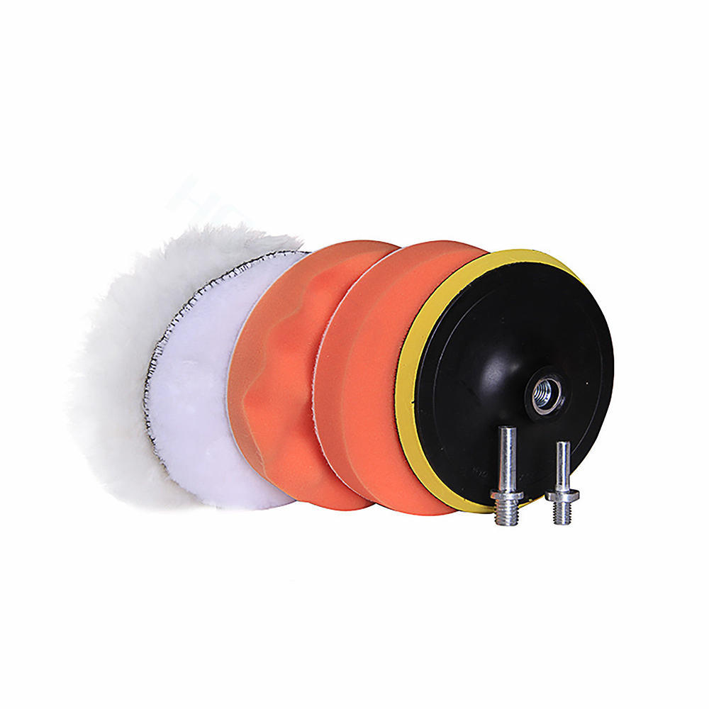MultiFunction Car Polishing Buffer Waxing Sponge Pad Kit with Drill Adapter Car Scratches Removes Car Care Accessories