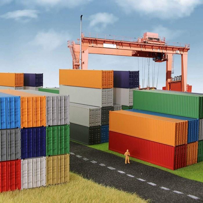 Tomix Container 3-pack HO Gauge C8740G Green