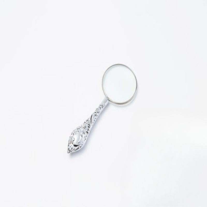 1Pc MG18155-1 Gold Metal 45mm Magnifying Glass Handheld Magnifying Glass