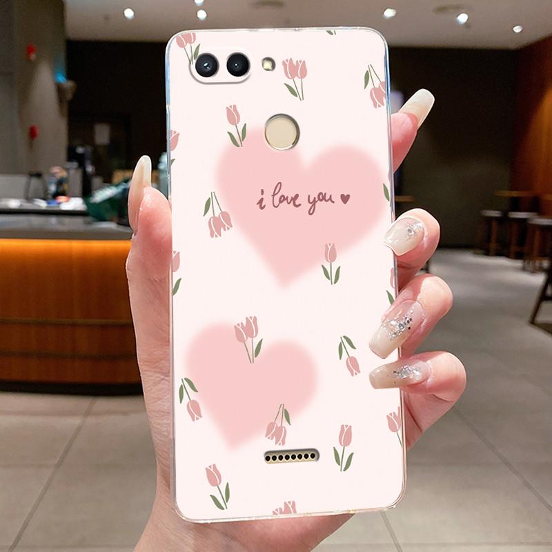 For Xiaomi redmi 6 6A 5A 4A 4X Case Clear Luxury Fashion Butterfly Flower TPU Soft Silicone Casing Cover Transparent Phone Case