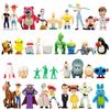 Set of 36 Anime Character Figurines, Multicolor Collection, 5cm Height, Desktop Decorations