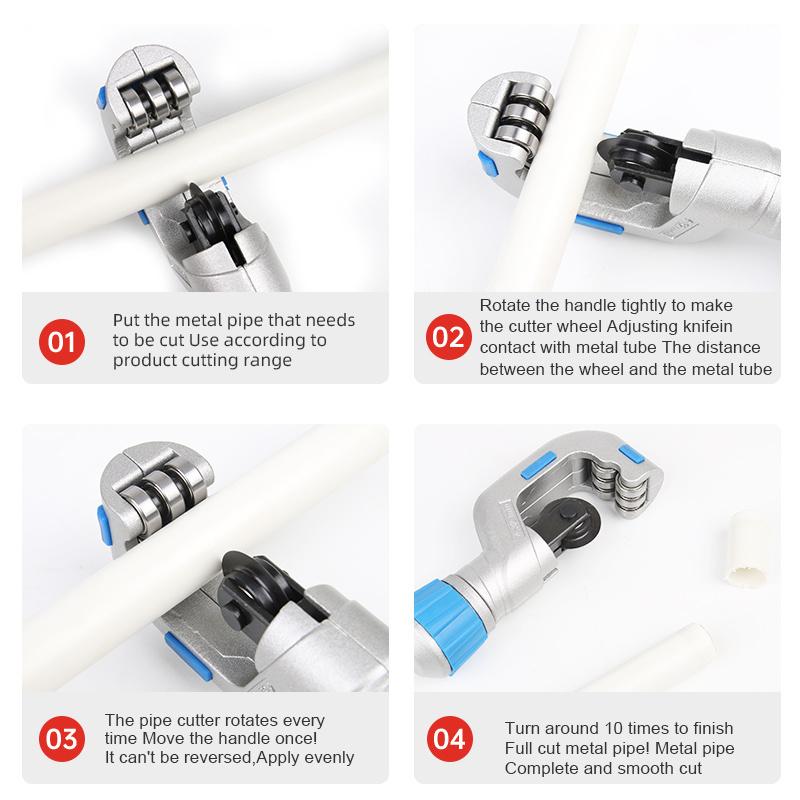 3-50mm Bearing Pipe Cutter Tube Shear Cutter Circular Blade Chrome Vanadium Steel. Multi-function Pliers.