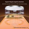 iPhone 17 Pro Max Transparent Two-tone Electroplated Magnetic Phone Case with Apple 16 Lens Full Coverage, Soft.
