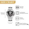 Men's Analog Triangle Watch with Three Eyes: Stylish, Multi-Function, Luminous Display, Calendar Function, Stainless Steel Analog Watch, Cool and