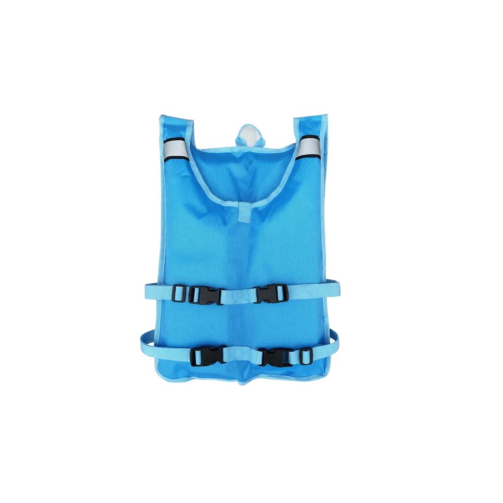 Portable Foldable Buoyancy Vest with Four Adjustable Buckles Reflective Design for Water Safety and Outdoor Activities