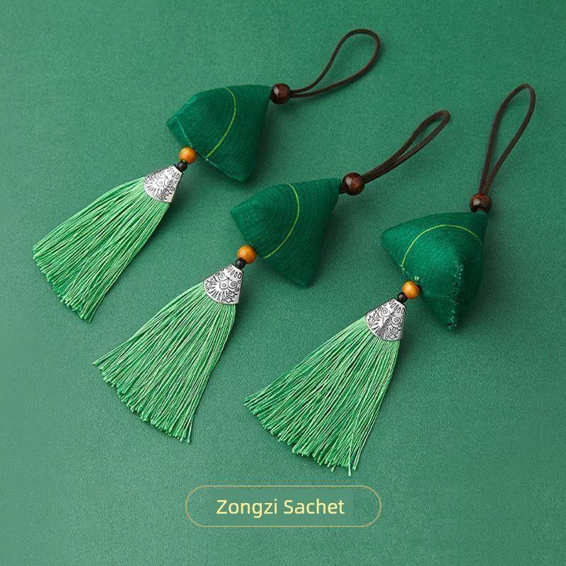 

Браслет из цветной плетеной веревки на Фестиваль лодок-драконов на горе Путо, женский, детский, маленький цзунцзы, пятицветная нить, шнурок для ношения, новинка 2024 года, нить 10cm Dragon Boat Festival zongzi Wormwood sachet