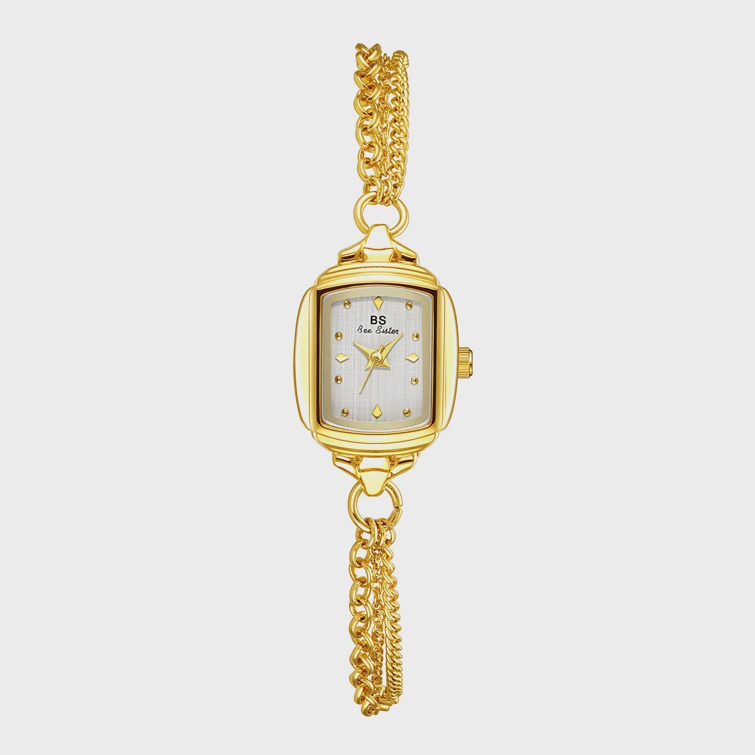 

Original Design Light Blue Chain Tassel Chic Quartz Watch for Women s Fashionable Daily Commuting Waterproof Watch