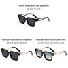 Millionaire Square Sunglasses With Uv400 Polarized Lenses For Fashionable Summer Wear
