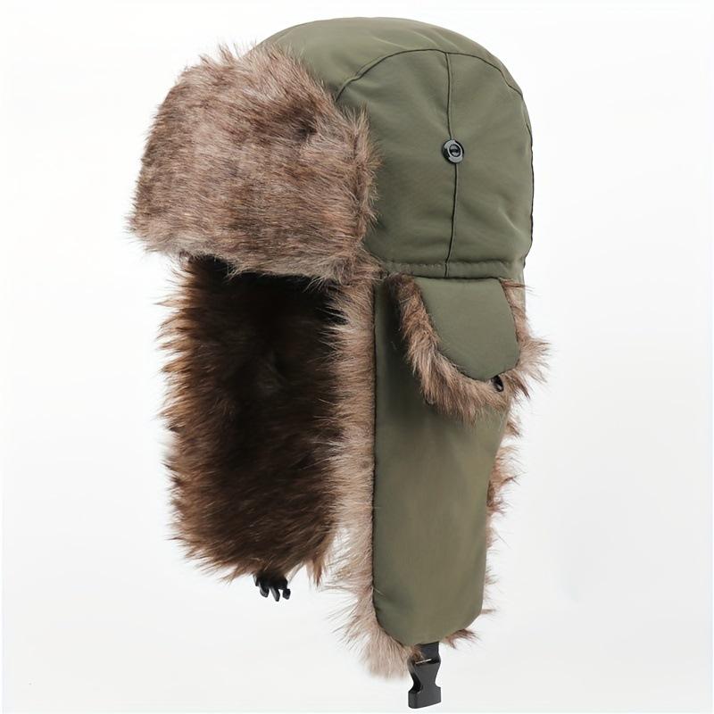 Unisex Camouflage Windproof Cycling & Skiing Hat with Ear Protection - Thickened for Autumn/Winter