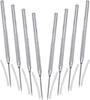 Stainless Steel Polymer Clay Sculpting Tools with Textured Handle and Durable Needle for Cutting